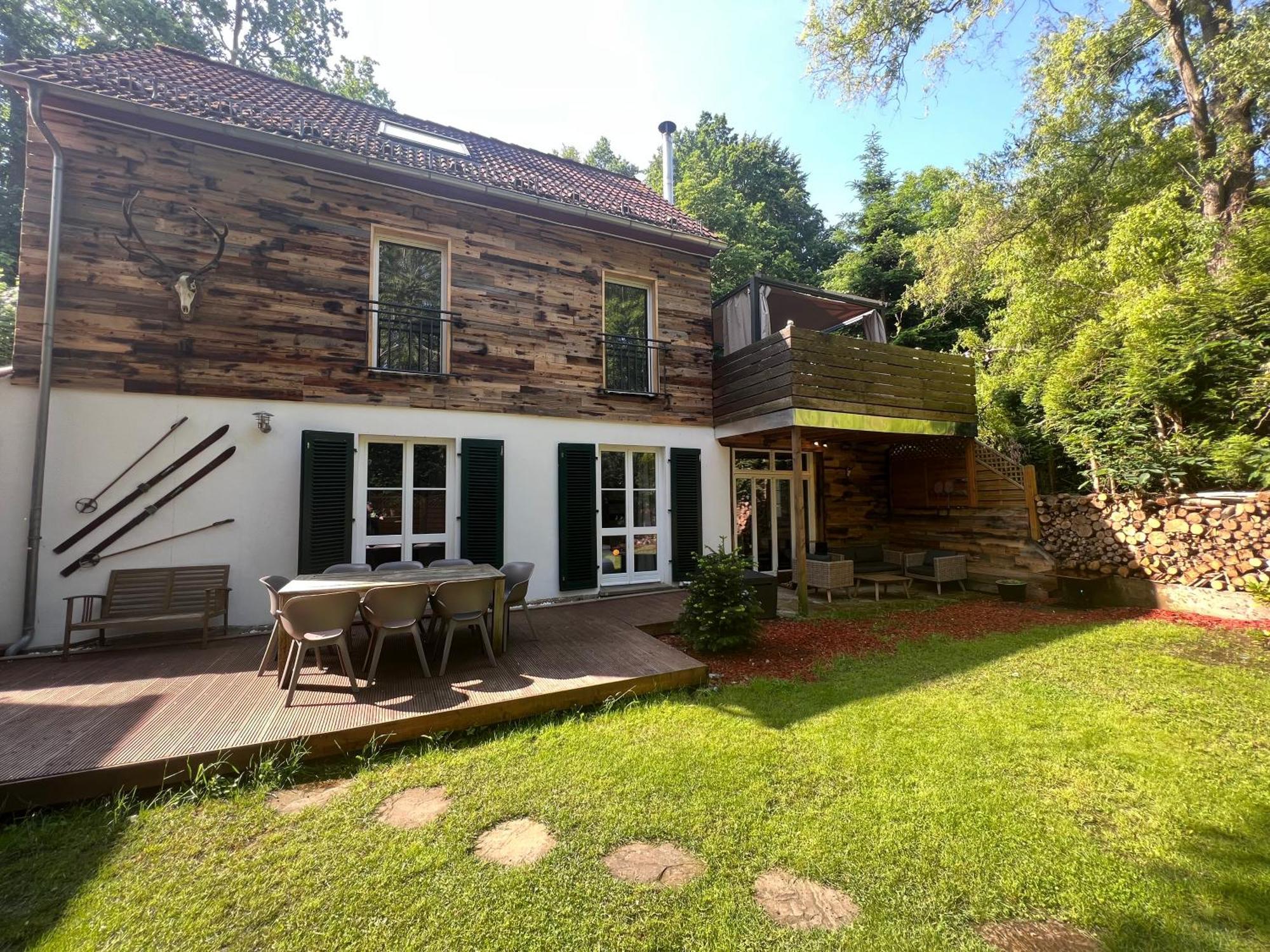 Chalet Ferienhaus Dresden Luaran gambar